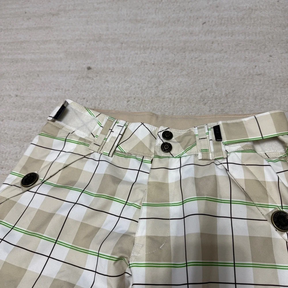 Sessions Motion Avery Plaid Waterproof Snowboard Ski Pants RECCO Size Small - Picture 6 of 16